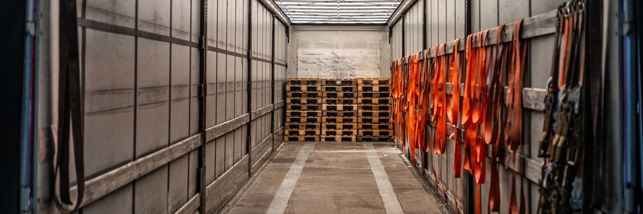 Warehouse loading area representing distribution location